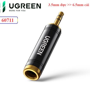 Đầu chuyển audio 6.3mm sang 3.5mm Ugreen 60711 AV168 - Phụ Kiện Điện Tử Việt Nam