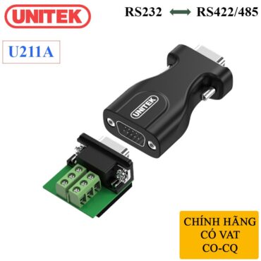 Đầu chuyển RS232 sang RS485/422 chính hãng Unitek U211A - Phụ Kiện Điện Tử Việt Nam