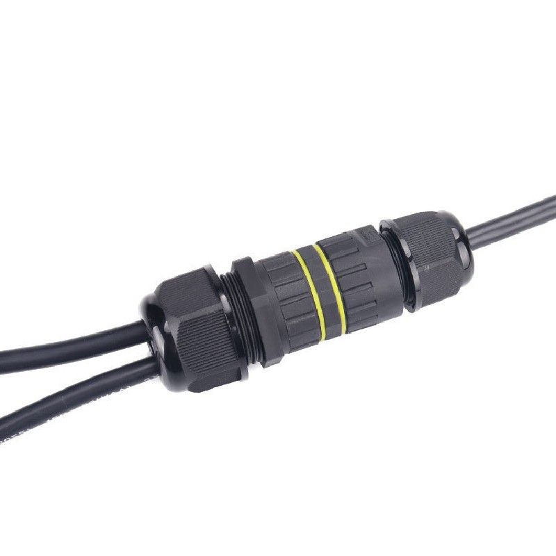 Đầu cút nối điện chia 2 dây chống nước IP68 2 lõi chính hãng E-Weichat EW-M25-3T - Phụ Kiện Điện Tử Việt Nam