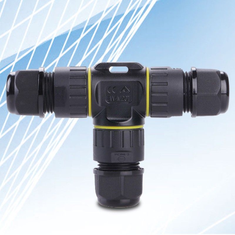 Đầu nối dây điện chống nước chữ T chuẩn IP68 chính hãng E-Weichat EW-M20T - Phụ Kiện Điện Tử Việt Nam
