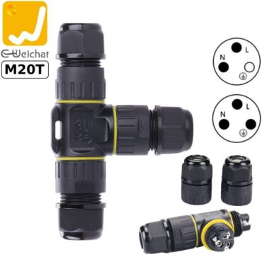 Đầu nối dây điện chống nước chữ T chuẩn IP68 chính hãng E-Weichat EW-M20T - Phụ Kiện Điện Tử Việt Nam