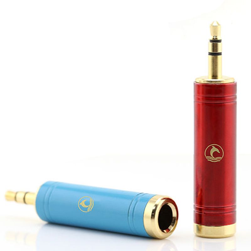 Đầu chuyển đổi âm thanh 3.5mm đực sang 6.35 cái stereo Coraon Z-227-2 xanh / Z-227-6 đỏ - Phụ Kiện Điện Tử Việt Nam