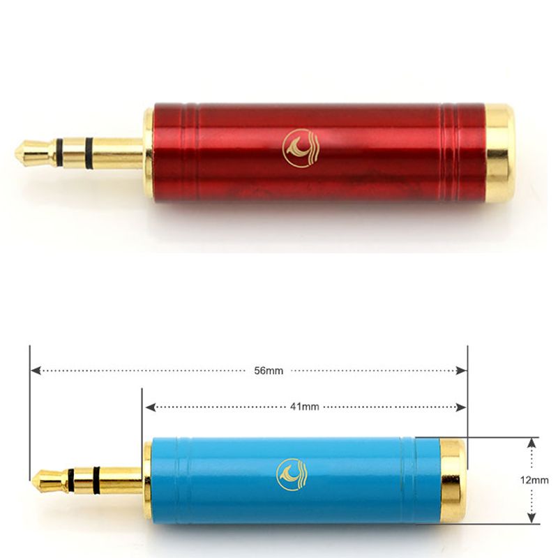 Đầu chuyển đổi âm thanh 3.5mm đực sang 6.35 cái stereo Coraon Z-227-2 xanh / Z-227-6 đỏ - Phụ Kiện Điện Tử Việt Nam