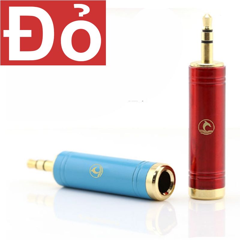 Đầu chuyển đổi âm thanh 3.5mm đực sang 6.35 cái stereo Coraon Z-227-2 xanh / Z-227-6 đỏ - Phụ Kiện Điện Tử Việt Nam