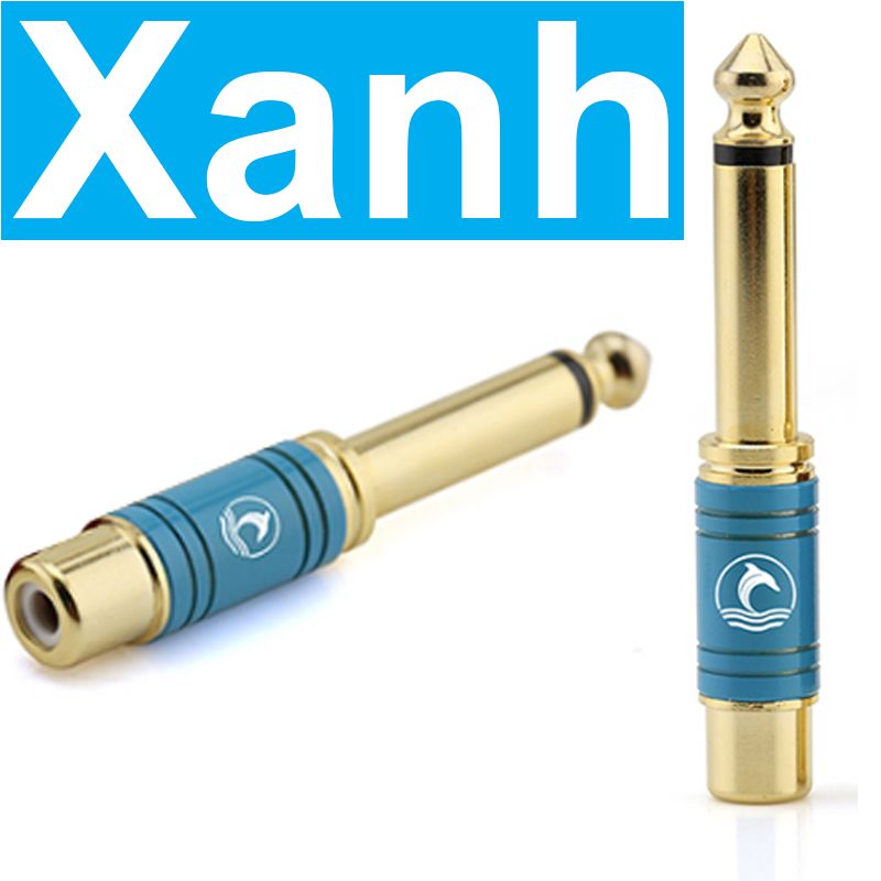 Đầu chuyển đổi audio 6.35mm đực sang AV RCA cái CORAON C-210 - Phụ Kiện Điện Tử Việt Nam