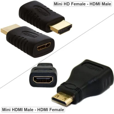 Đầu đổi HDMI đực ra Mini HDMI cái & Mini HDMI đực sang HDMI cái - Phụ Kiện Điện Tử Việt Nam