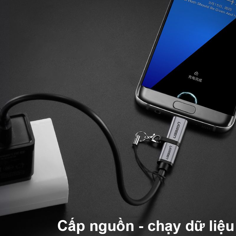 Đầu đổi Micro USB đực sang USB type C cái Ugreen 50590 - Phụ Kiện Điện Tử Việt Nam