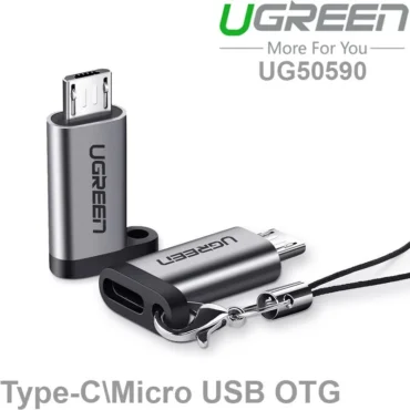 Đầu đổi Micro USB đực sang USB type C cái Ugreen 50590 - Phụ Kiện Điện Tử Việt Nam