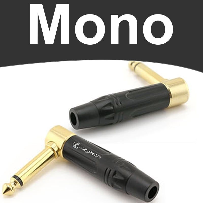 Đầu hàn jack cắm 6.35mm Stereo và 6.35mm Mono cong bẻ góc Coraon Z-NP3RX-B Z-NP2RX-B - Phụ Kiện Điện Tử Việt Nam