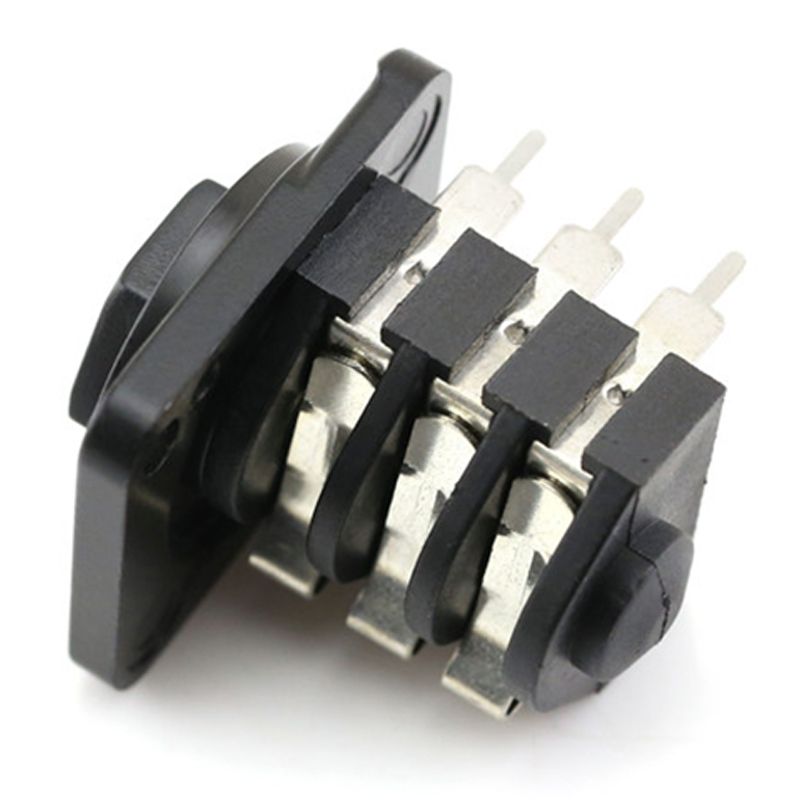Đầu hàn jack cắm audio 6.5mm stereo Female kèm mặt bắt vít Coraon D-214 D-234TT-S - Phụ Kiện Điện Tử Việt Nam