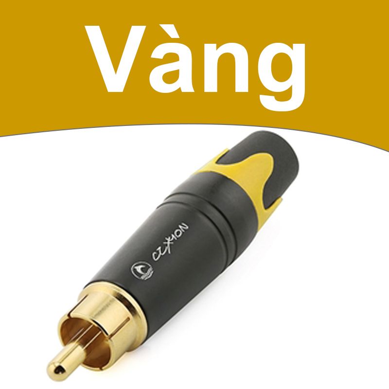 Đầu hàn jack cắm AV/RCA cho thiết bị âm thanh mạ vàng 24K Coraon Z-373-BG (1 chiếc) - Phụ Kiện Điện Tử Việt Nam