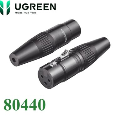 Đầu hàn cổng XLR cannon 3PIN cổng cái female Ugreen 80440 AV162 - Phụ Kiện Điện Tử Việt Nam