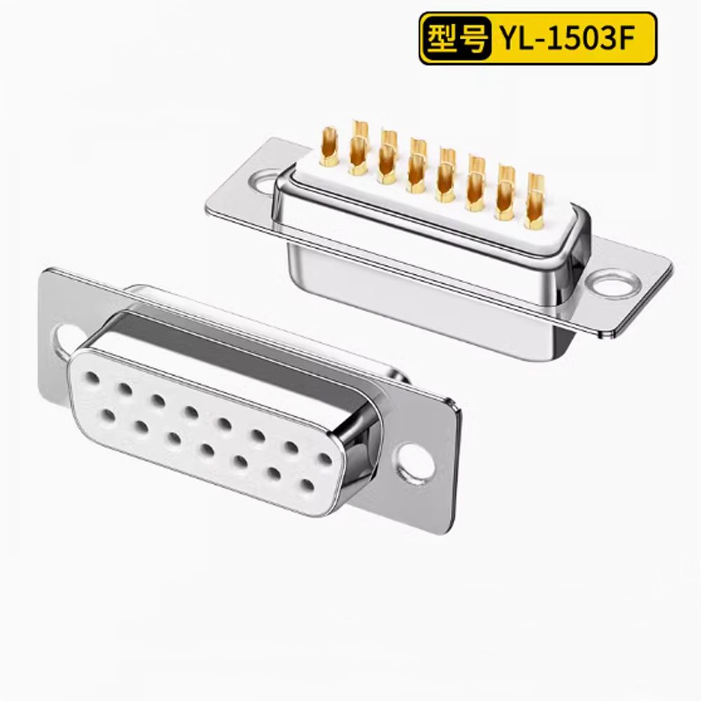 Đầu hàn Com RS232 DB15 chân đồng vỏ ốp nhựa cứng HD-Link YL-1513 - Phụ Kiện Điện Tử Việt Nam