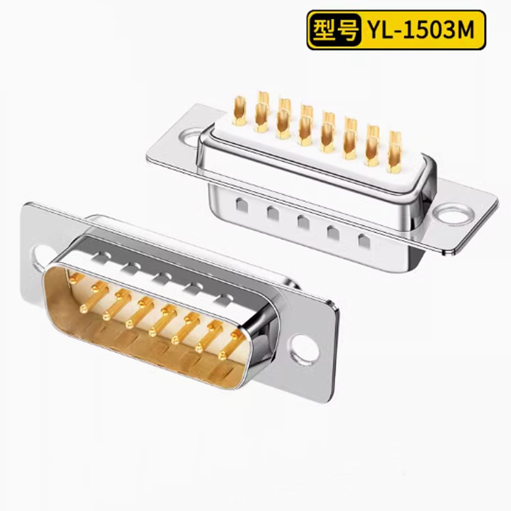 Đầu hàn Com RS232 DB15 chân đồng vỏ ốp nhựa cứng HD-Link YL-1513 - Phụ Kiện Điện Tử Việt Nam