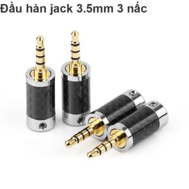 Đầu hàn giắc cắm 3.5mm 3 nấc - Đầu hàn jack cắm 3.5mm 4 nấc đường kính 6mm vỏ hợp kim carbon - Phụ Kiện Điện Tử Việt Nam