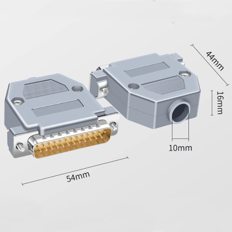 Đầu hàn Com LPT DB25 chân đồng vỏ ốp nhựa cứng HD-Link YL-2513 - Phụ Kiện Điện Tử Việt Nam
