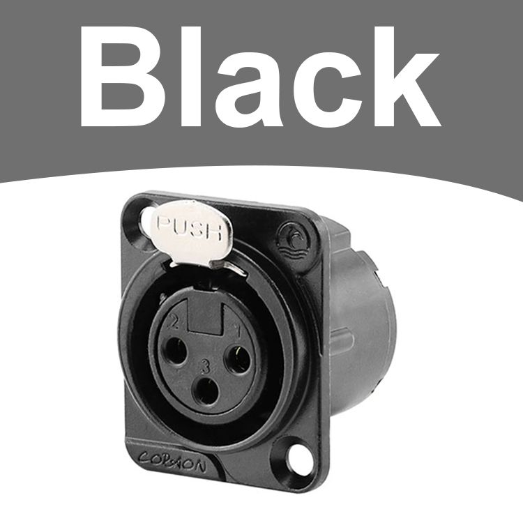 Đầu hàn cổng XLR Female gắn trên tường bảng điều khiển Coraon LC3FD-W LC3FD-B - Phụ Kiện Điện Tử Việt Nam