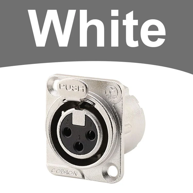 Đầu hàn cổng XLR Female gắn trên tường bảng điều khiển Coraon LC3FD-W LC3FD-B - Phụ Kiện Điện Tử Việt Nam