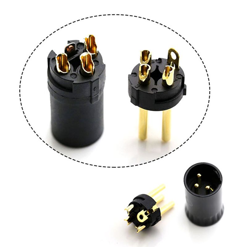 Đầu hàn cổng XLR cannon 3PIN cổng đực male-female Coraon KN3MX-B - KN3FX-B - Phụ Kiện Điện Tử Việt Nam