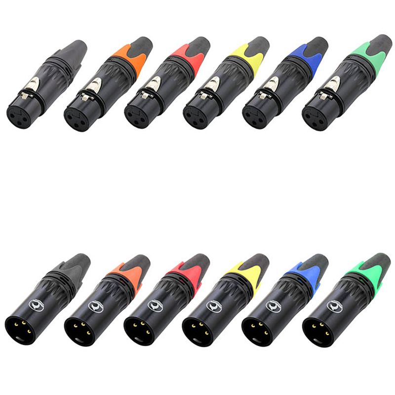 Đầu hàn cổng XLR cannon 3PIN cổng đực male-female Coraon KN3MX-B - KN3FX-B - Phụ Kiện Điện Tử Việt Nam