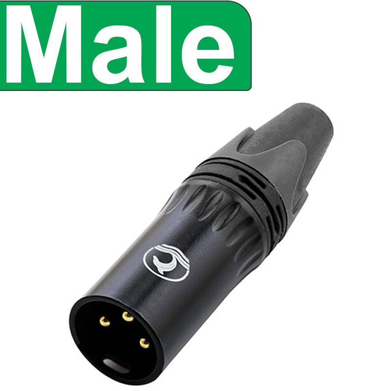 Đầu hàn cổng XLR cannon 3PIN cổng đực male-female Coraon KN3MX-B - KN3FX-B - Phụ Kiện Điện Tử Việt Nam
