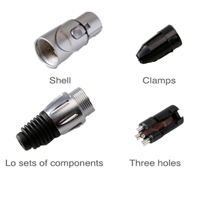 Đầu hàn giắc XLR Cannon Soundking QRP-C03-02 Female & QRP-C04-02 Male - Phụ Kiện Điện Tử Việt Nam