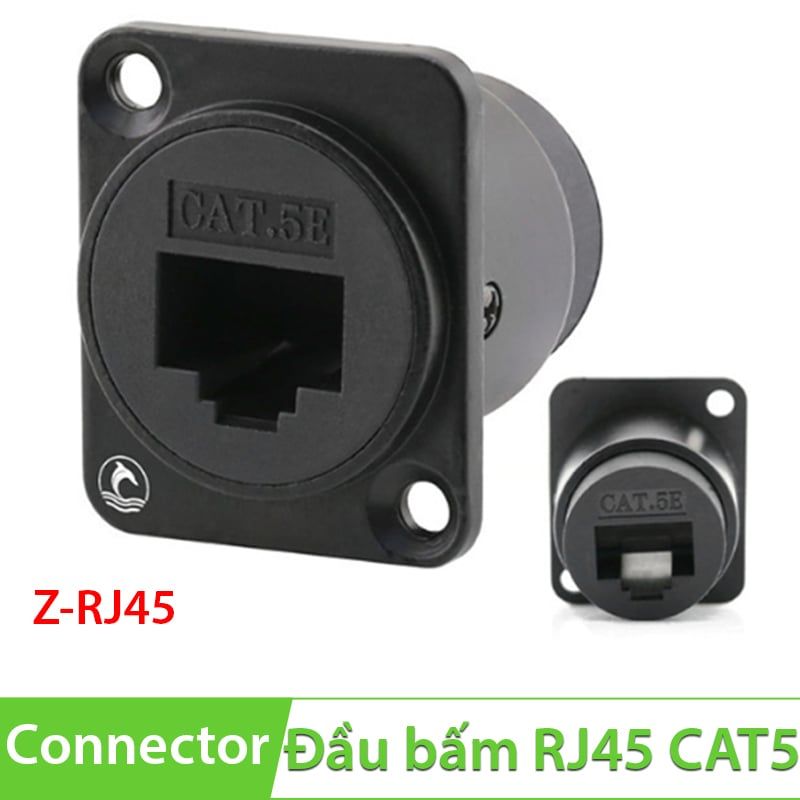 Đầu cắm bấm cáp mạng âm tường âm sàn CAT5 I Nhân mạng RJ45/CAT5E âm tườngCoraon Z-RJ45 - Phụ Kiện Điện Tử Việt Nam