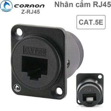 Đầu cắm bấm cáp mạng âm tường âm sàn CAT5 I Nhân mạng RJ45/CAT5E âm tườngCoraon Z-RJ45 - Phụ Kiện Điện Tử Việt Nam
