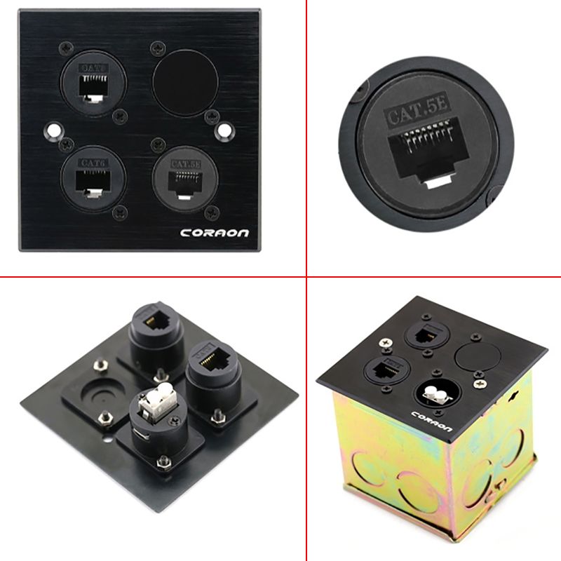 Đầu cắm bấm cáp mạng âm tường âm sàn CAT5 I Nhân mạng RJ45/CAT5E âm tườngCoraon Z-RJ45 - Phụ Kiện Điện Tử Việt Nam