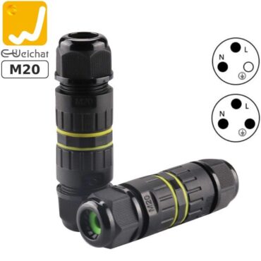 Đầu cút nối dây điện chống nước IP68 thẳng 2 3 4 5 lõi chính hãng E-Weichat EW-M20 - Phụ Kiện Điện Tử Việt Nam