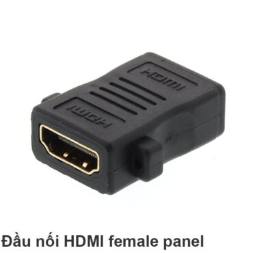 Đầu nối HDMI 2 đầu âm gắn vào mặt tạo ổ cắm HDMI âm tường - HDMI connector female panel - Phụ Kiện Điện Tử Việt Nam