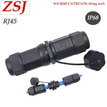 Đầu nối mạng RJ45 CAT5 CAT6 ngoài trời chống nước IP68 ZSJ-RJ45 - Phụ Kiện Điện Tử Việt Nam