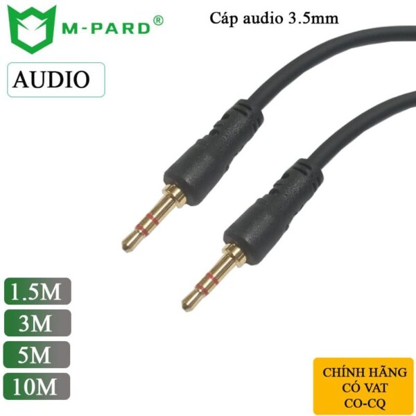 Dây cáp loa 3.5mm 2 đầu đực chính hãng M-PARD
