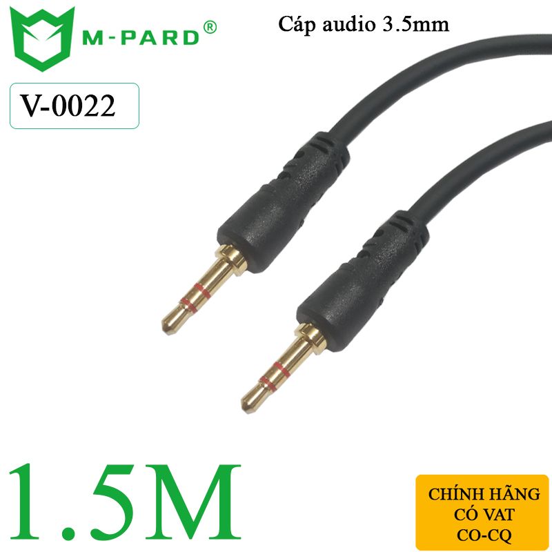 Dây cáp loa 3.5mm 2 đầu đực chính hãng M-PARD - Phụ Kiện Điện Tử Việt Nam