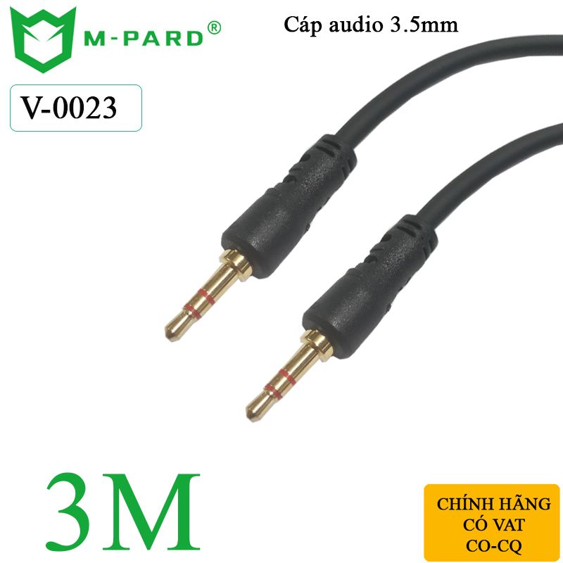 Dây cáp loa 3.5mm 2 đầu đực chính hãng M-PARD - Phụ Kiện Điện Tử Việt Nam