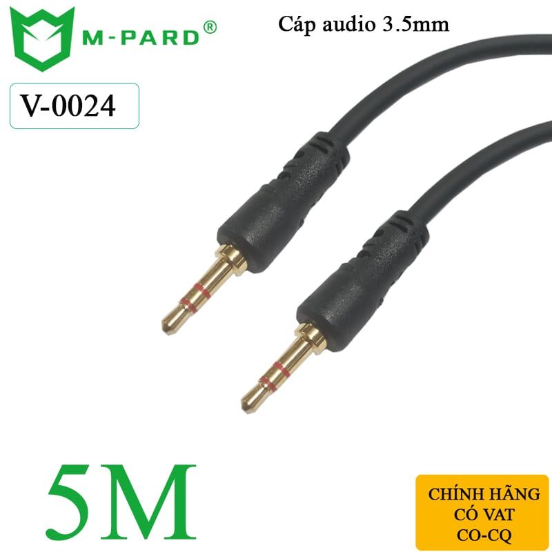Dây cáp loa 3.5mm 2 đầu đực chính hãng M-PARD - Phụ Kiện Điện Tử Việt Nam