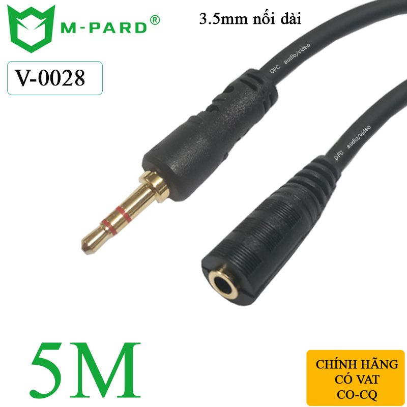 Dây cáp loa 3.5mm nối dài chính hãng M-PARD - Phụ Kiện Điện Tử Việt Nam
