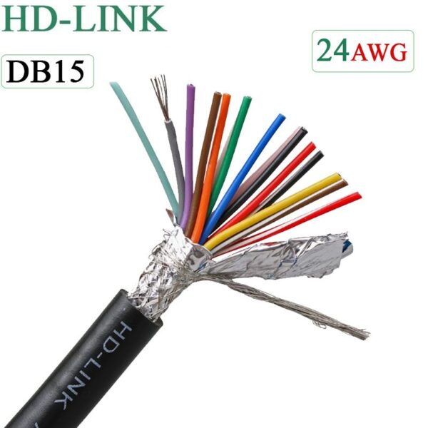 Dây cáp hàn RS232 DB15 24AWG ( 1 Mét )