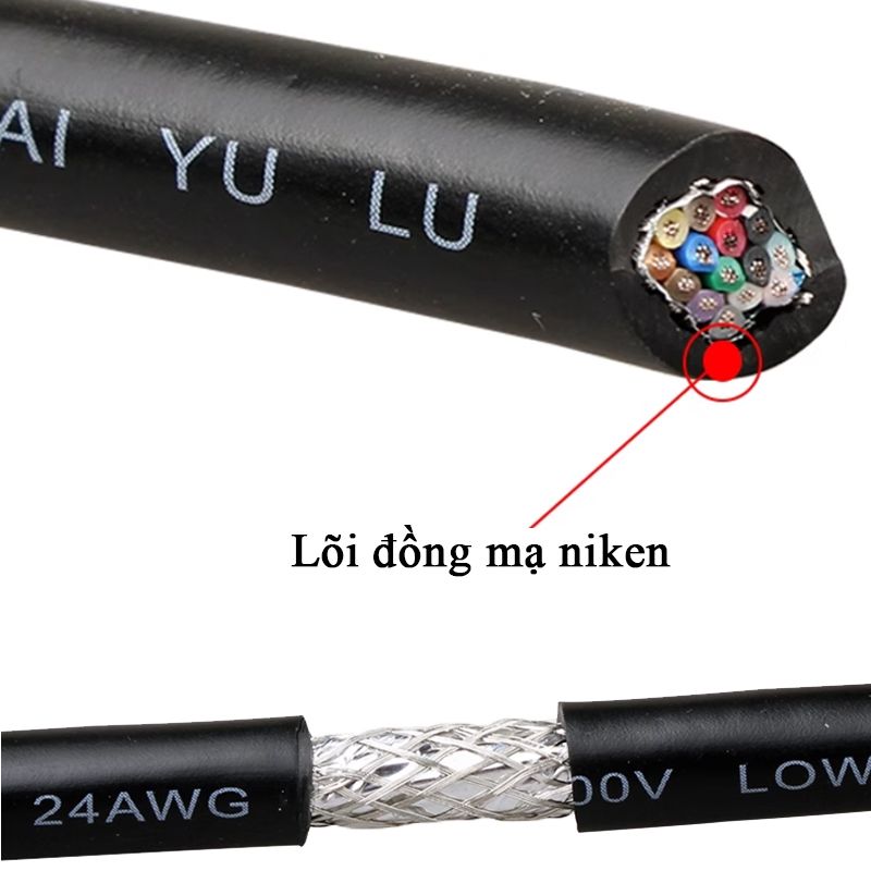 Dây cáp hàn RS232 DB15 24AWG ( 1 Mét ) - Phụ Kiện Điện Tử Việt Nam