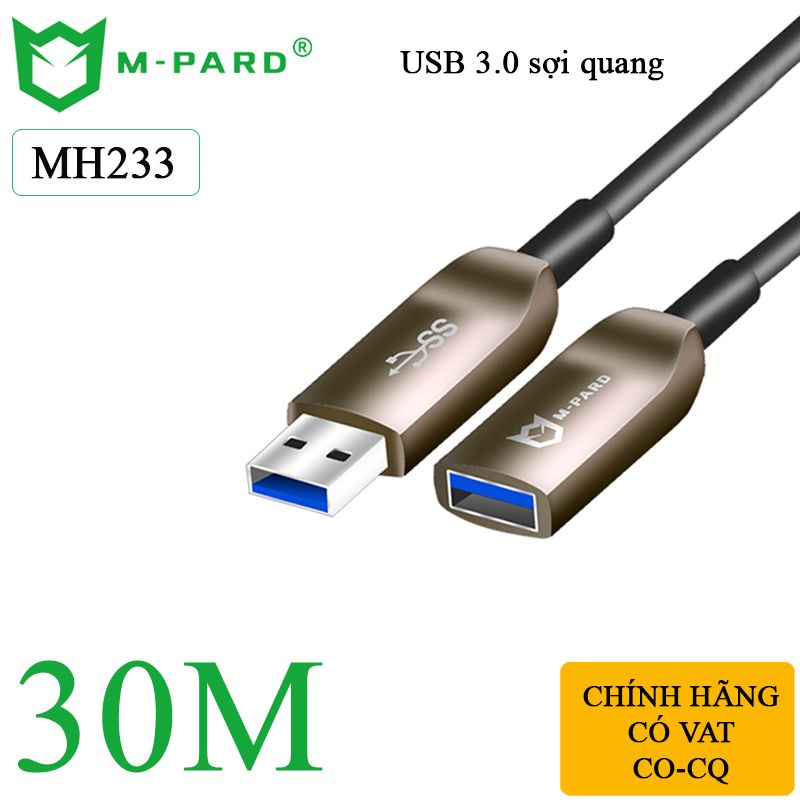 Dây cáp nối dài USB 3.0 sợi quang 20 đến 50M chính hãng M-PARD - Phụ Kiện Điện Tử Việt Nam