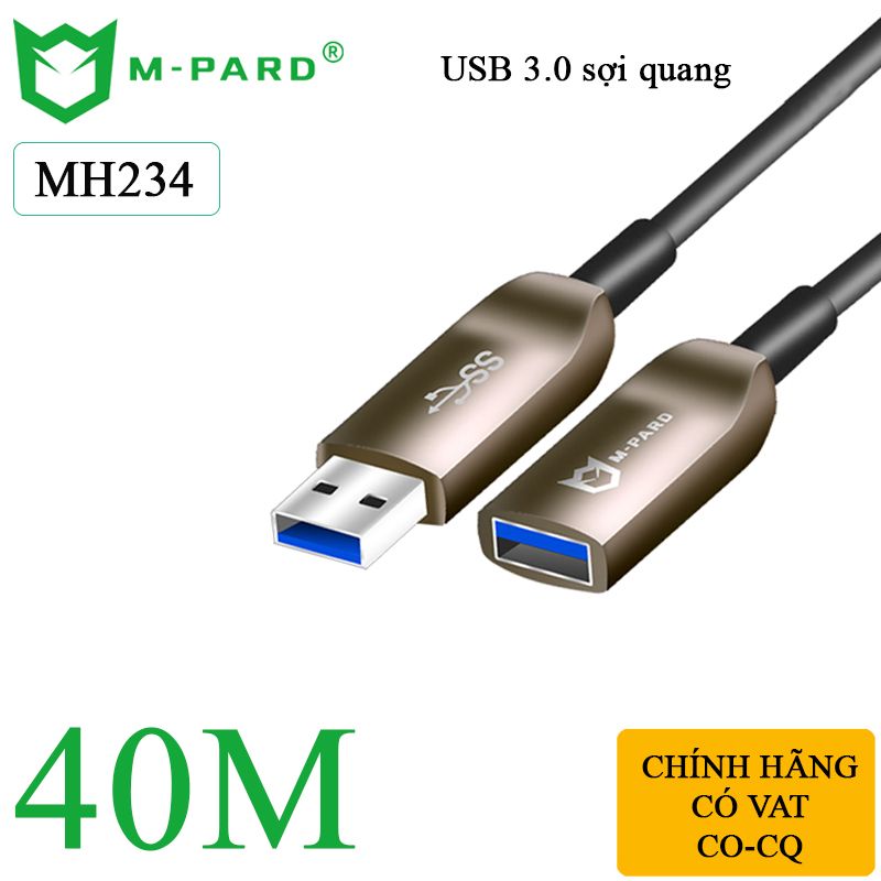Dây cáp nối dài USB 3.0 sợi quang 20 đến 50M chính hãng M-PARD - Phụ Kiện Điện Tử Việt Nam