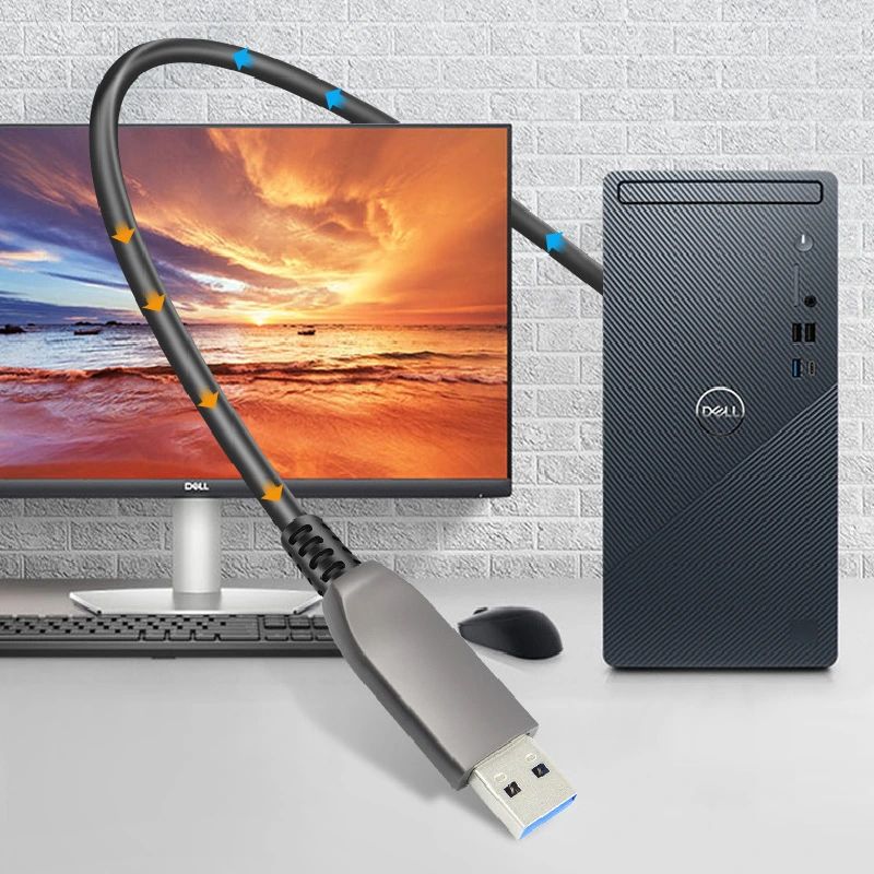 Dây cáp Micro USB 3.1 Sợi quang dùng cho Camera công nghiệp dài 8m, 10M, 15m, 20m, 25m, 30m - Phụ Kiện Điện Tử Việt Nam
