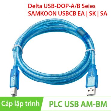 Cáp lập trình PLC Delta HMI USB-DOP-A/B Series 1.5 mét - Phụ Kiện Điện Tử Việt Nam