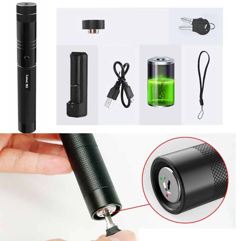 Đèn laser xanh siêu sáng dùng cho màn hình led,công trình giá rẻ Laser 303 - Phụ Kiện Điện Tử Việt Nam