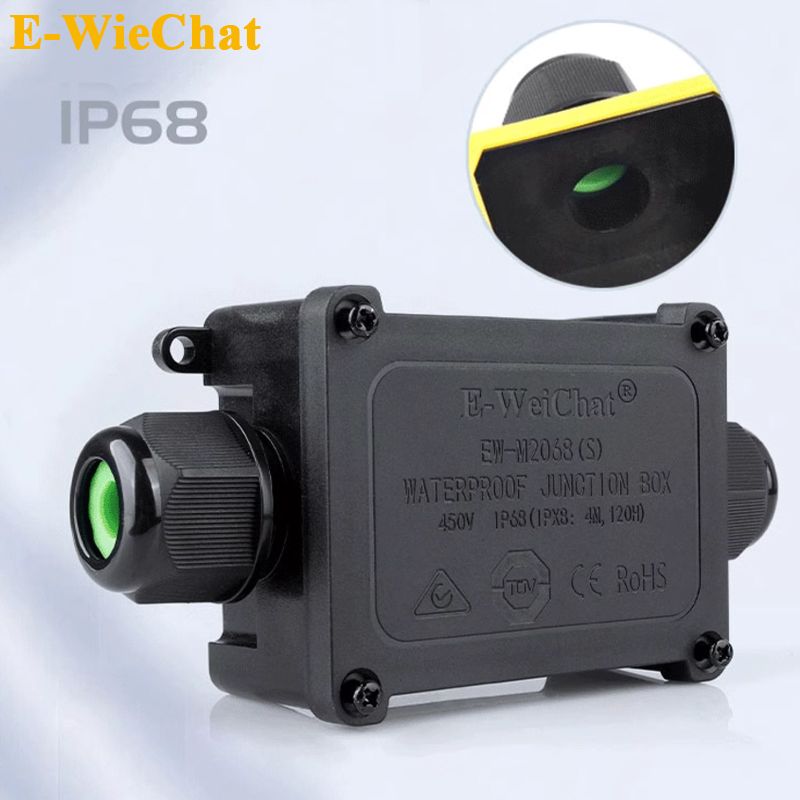 Hộp nối điện chống nước 2 ngả chuẩn IP68 chính hãng E-Weichat EW-M2068S-2T - Phụ Kiện Điện Tử Việt Nam