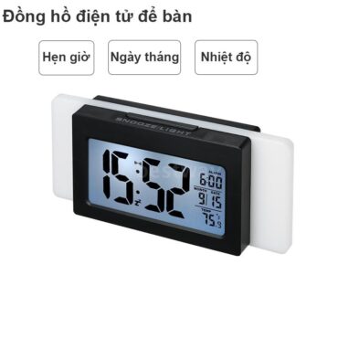 Đồng hồ điện tử để bàn chức năng hẹn giờ đo nhiệt độ xem ngày tháng - Phụ Kiện Điện Tử Việt Nam