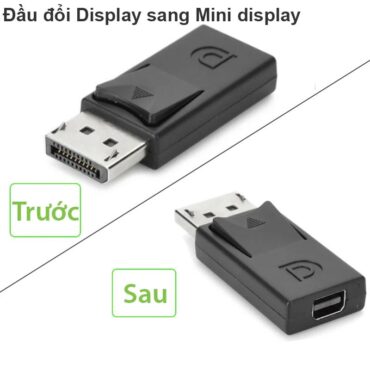 Displayport Male to Mini Displayport Female - Phụ Kiện Điện Tử Việt Nam