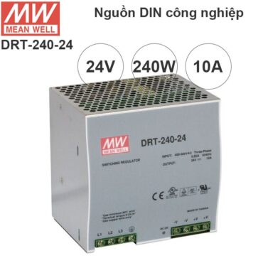 Nguồn DIN công nghiệp 240W 24V 10A Meanwell DRT-240-24 - Phụ Kiện Điện Tử Việt Nam