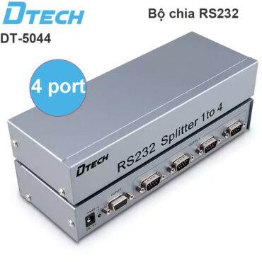 Bộ chia cổng RS232 1 ra 4  DTECH DT-5044 - Phụ Kiện Điện Tử Việt Nam