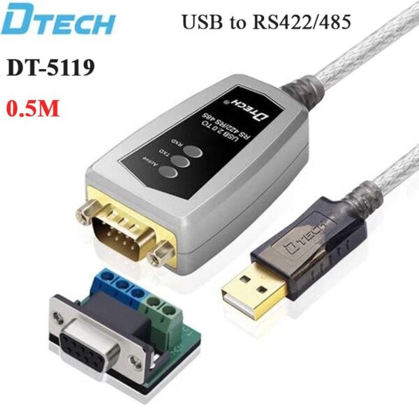 Cáp USB2.0 to RS485/422 DTECH DT-5119 0.5 mét